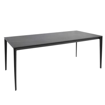 Стол TERA 180*90*74 Черный+песочно черный, матовое покр.(CN010) к-кт(1-3)