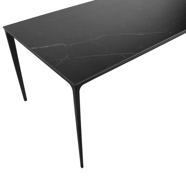Стол TERA 180*90*74 Черный+песочно черный, матовое покр.(CN010) к-кт(1-3) - фото 2
