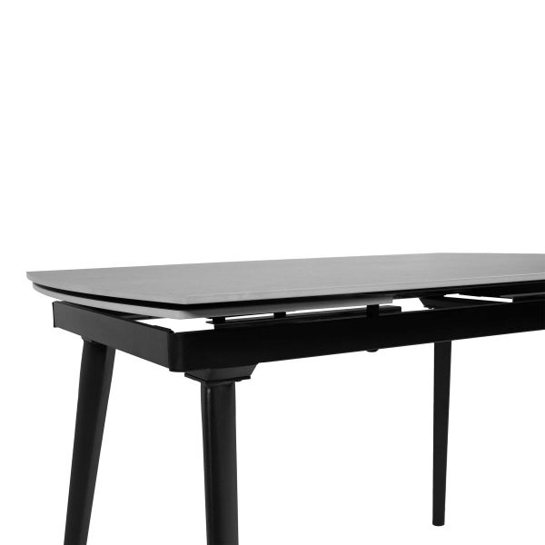 Стіл ZELOS 120(180)*80*75 Темно сірий+пісочно чорний, матове покриття (CN012) - фото 5