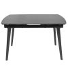 Стіл ZELOS 120(180)*80*75 Чорний+пісочно чорний, матове покриття (CN010) - фото 10