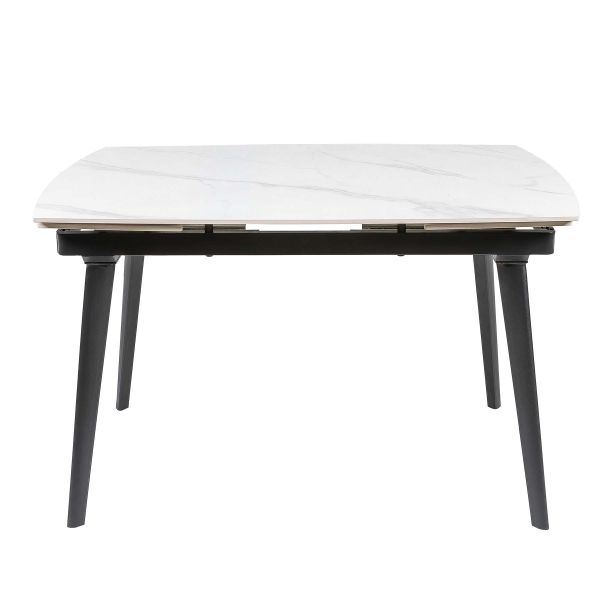 Стол ZELOS 120(180)*80*75 Яркий горный камень+черный песок, глянцевое покрытие (CN003) - фото 8