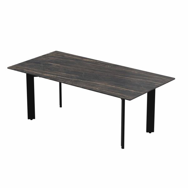 Стол журнальный Kali 120x60x45 Namibia Black (9mm) Rodos - фото 3