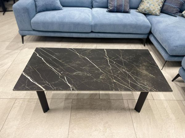 Стол журнальный Kali 120x60x45 Namibia Black (9mm) Rodos