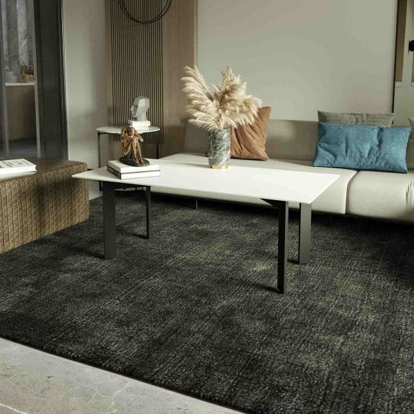 Стіл журнальний Kali 120x60x45 Скло біле (9mm) Rodos