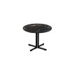 Стол журнальный Rio d60x45 Richmond black (9mm) Rodos - фото 2