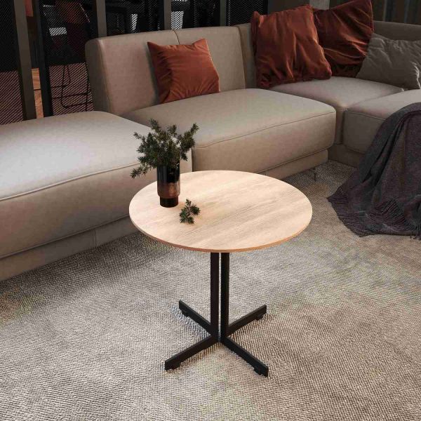 Стол журнальный Rio d60x45 VR6721 (9мм) Rodos - фото 2