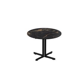 Стіл журнальний Rio d60x75 Richmond black (9mm) Rodos