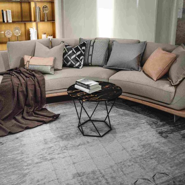 Стол журнальный Линт d60x45 Richmond black (9 mm) Rodos