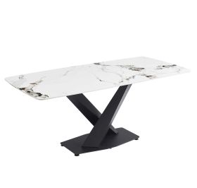 Стол обеденный OKT-2313 1800*900*750 Глянцевое покрытие Patek Philippe Hestia