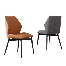 Стілець IC318 480х570х870 мм Шкіра Сірий Mexil