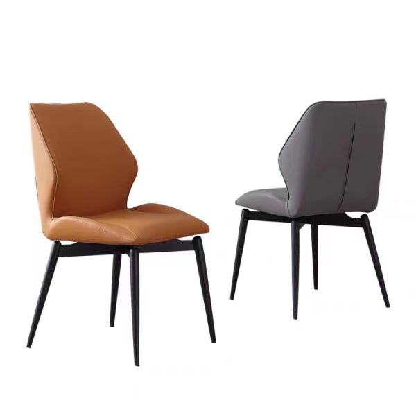 Стілець IC318 480х570х870 мм Шкіра Сірий Mexil