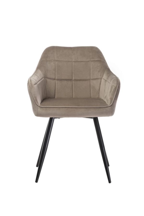 Стілець M-62 капучино велюр Vetro mebel - фото 4