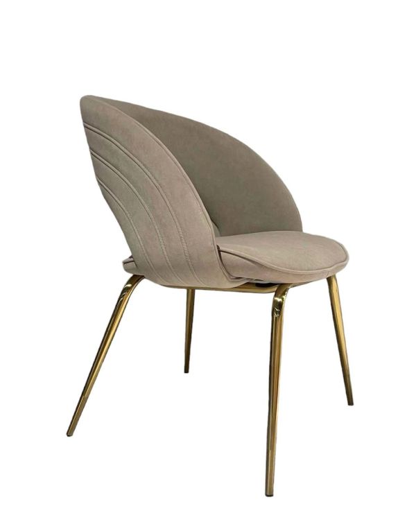 Стул нержавеющая сталь, беж Le Italia - фото 2