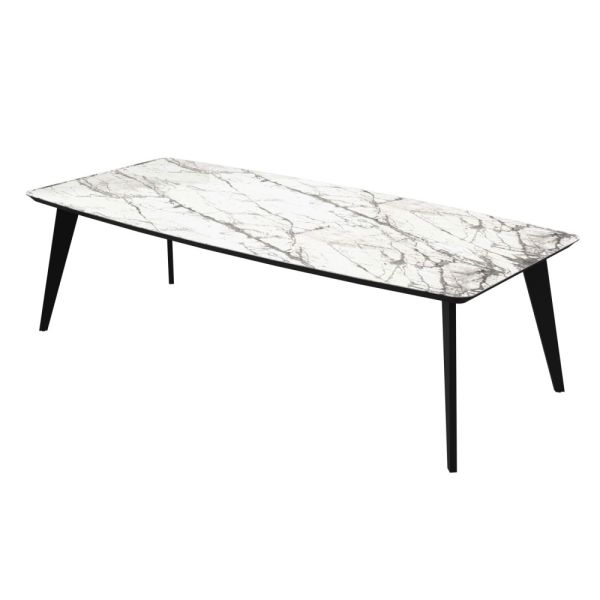 Стіл Detroit 240х100х76 Laminam Invisible white (5 мм) - фото 2