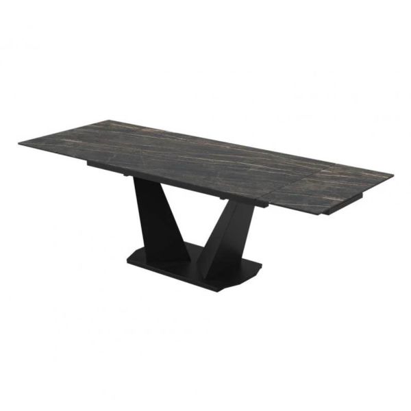 Стіл Луара 160(240)*90*76 Laminam Naturali Noir Desir (3 mm) - фото 2