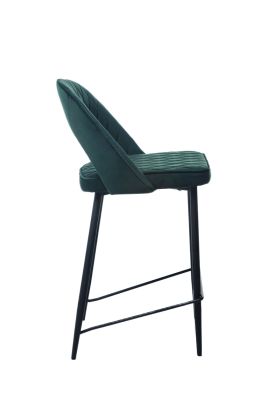 Напівбарний стілець B-125 смарагдовий