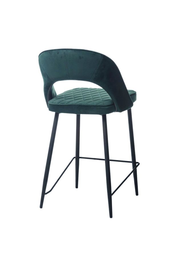 Напівбарний стілець B-125 смарагдовий - фото 8