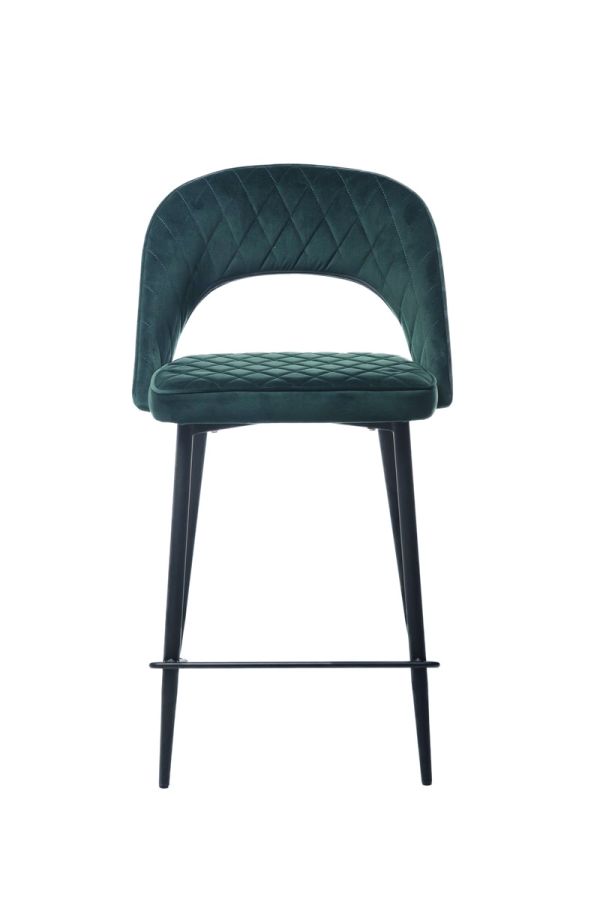 Напівбарний стілець B-125 смарагдовий - фото 3