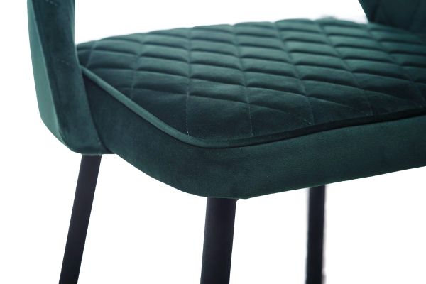 Напівбарний стілець B-125 смарагдовий - фото 7