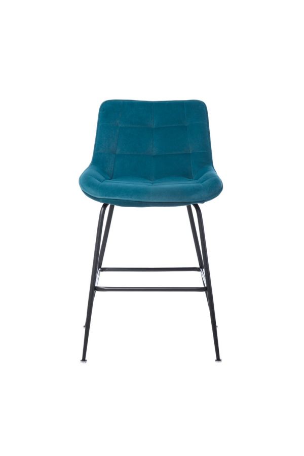 Напівбарний стілець B-140-1 блакитний - фото 7