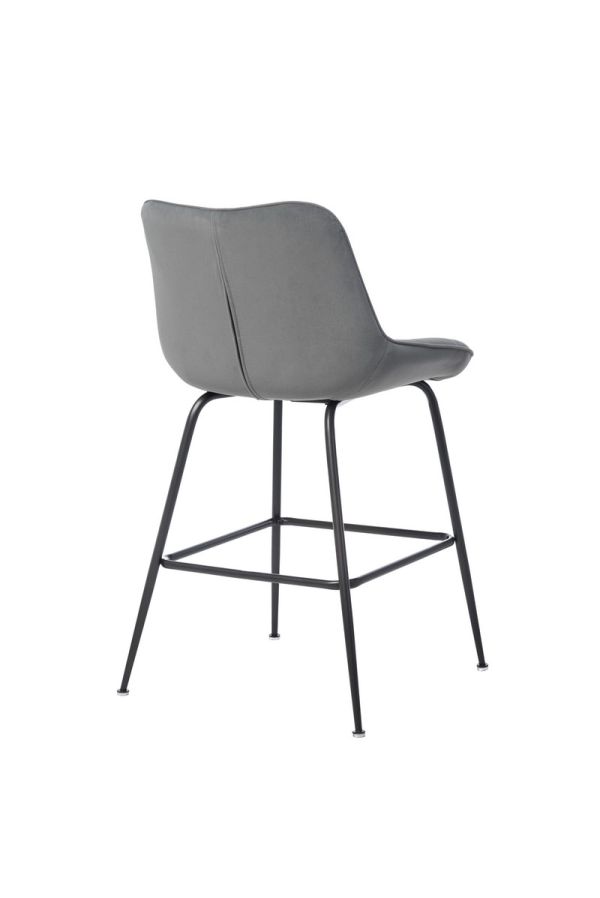 Напівбарний стілець B-140-1 сірий - фото 2