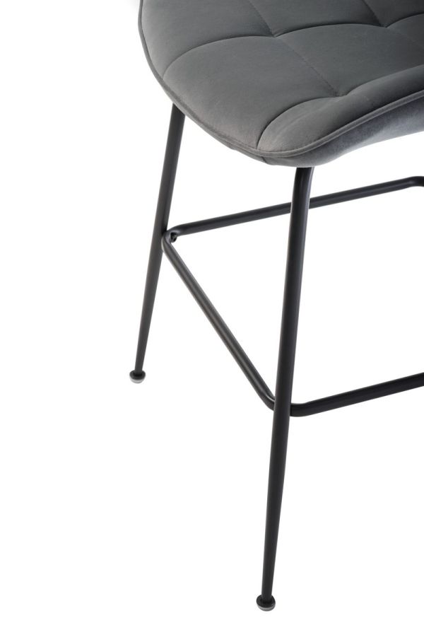 Напівбарний стілець B-140-1 сірий - фото 5