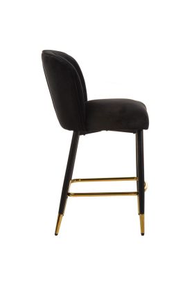 Напівбарний стілець B-126 чорний