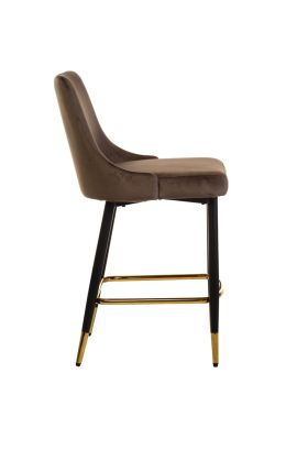 Напівбарний стілець B-128 мокко