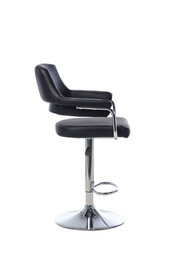 Барний стілець B-91 чорний - фото 6