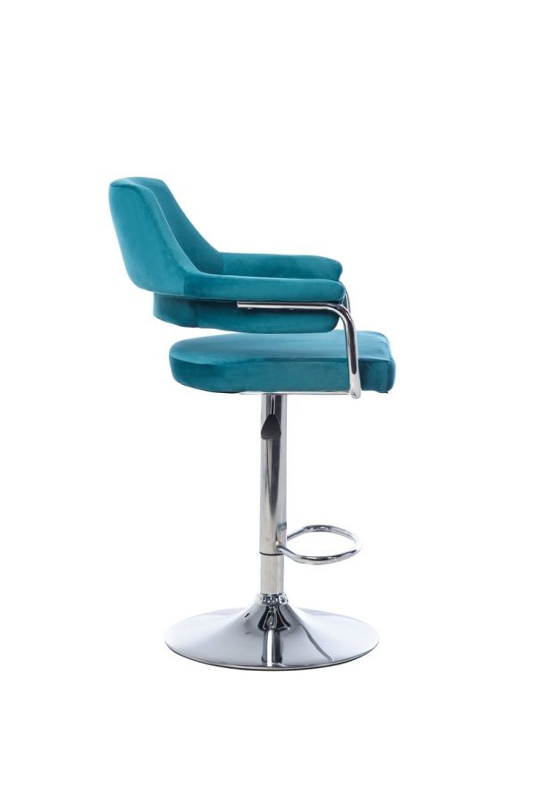 Барний стілець B-91 блакитний - фото 8