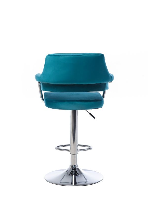 Барний стілець B-91 блакитний - фото 6