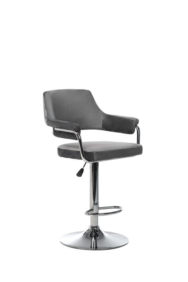 Барний стілець B-91 сірий - фото 9