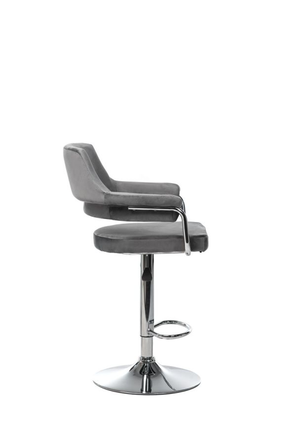 Барний стілець B-91 сірий - фото 7