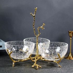 Декоративная стеклянная чаша 22427