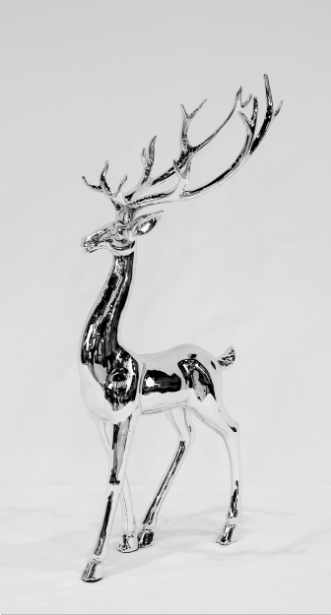 Статуетка DEER (пара) золото/серебро