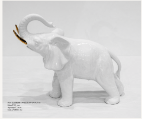  Ваза ELEPHANT WHITE 39*19*31,5 см