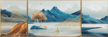 Картина-12 Gold, 50х70х2, 70х100см