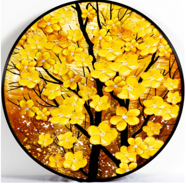 Картина-41 Gold, Диаметр 60см