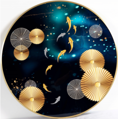 Картина-22 Gold, Діаметр 80см