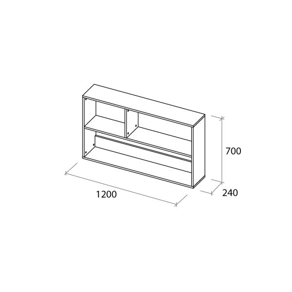 Надбудова до письмового столу TESSA