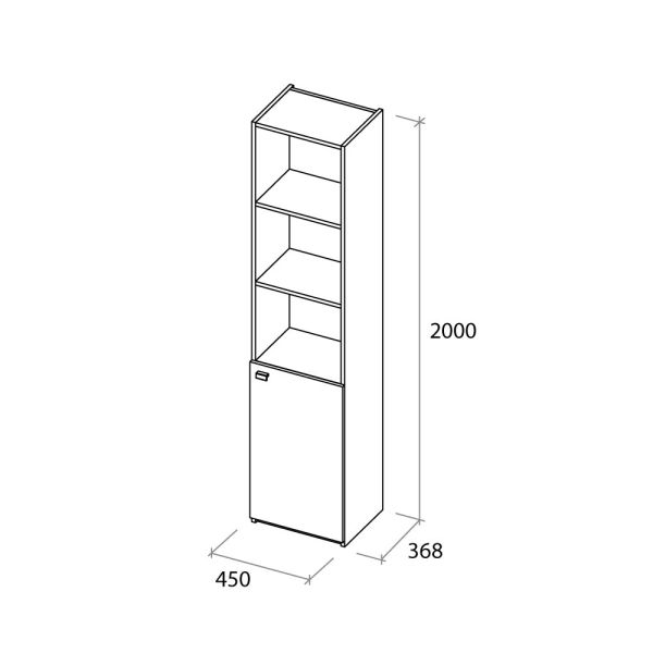 Пенал TESSA (1-2)