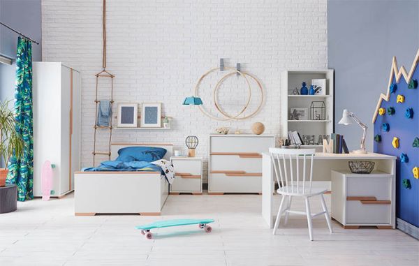 Snap огородження 200х90/160х70 біле/сіре PINIO - фото 4