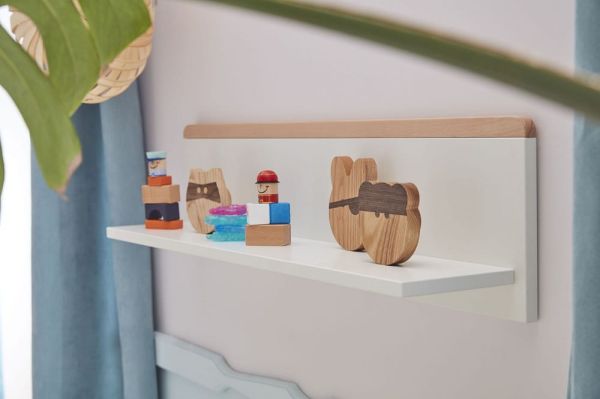 Snap Настінна полиця біла/сіра PINIO - фото 3