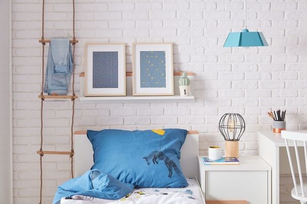 Snap Настінна полиця біла/сіра PINIO - фото 5