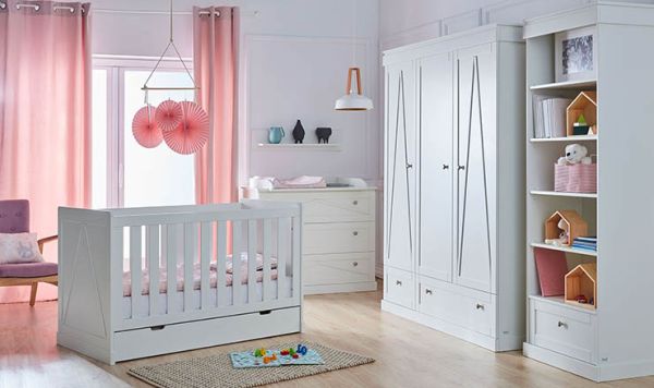 Marie Шафа 3-дверна біла PINIO - фото 4