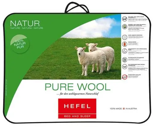 Літня ковдра Pure Wool 160 x 220 см HEFEL - фото 4
