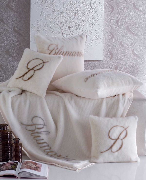 Плед Moritz 190х140 (Серо-бежевый) Blumarine