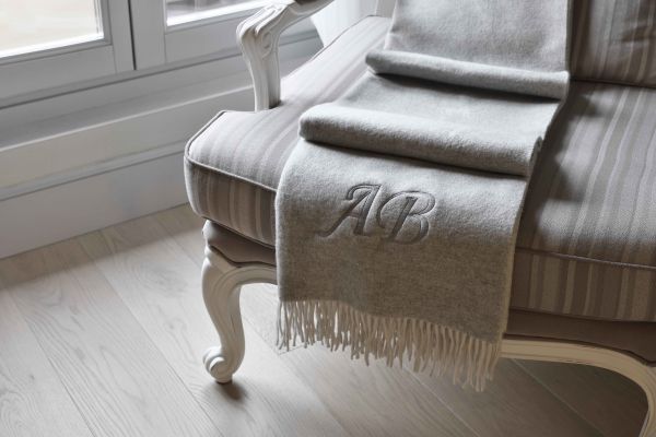 Плед Dolomiti Throws 130х180 Pearl/ lead grey Signoria - фото 5