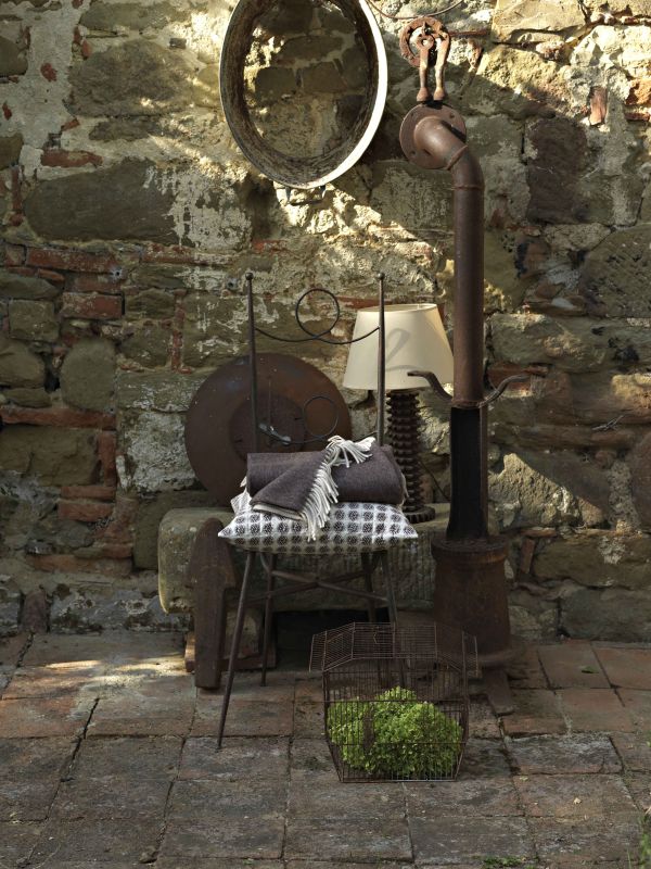 Плед Dolomiti Throws 130х180 Pearl/ lead grey Signoria - фото 6