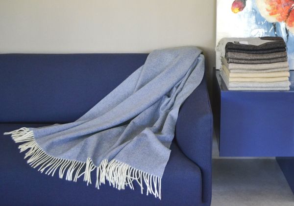 Плед Dolomiti Throws 130х180 Pearl/ lead grey Signoria - фото 10